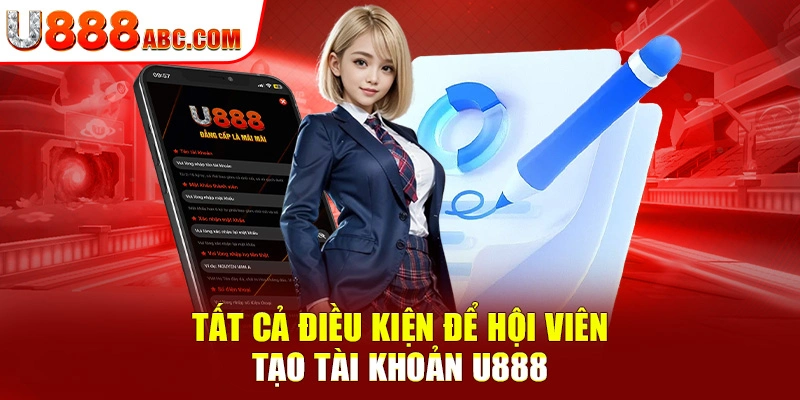 Tất cả điều kiện để hội viên tạo tài khoản U888