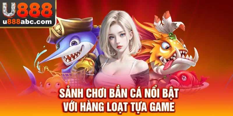 Sảnh chơi bắn cá nổi bật với hàng loạt tựa game