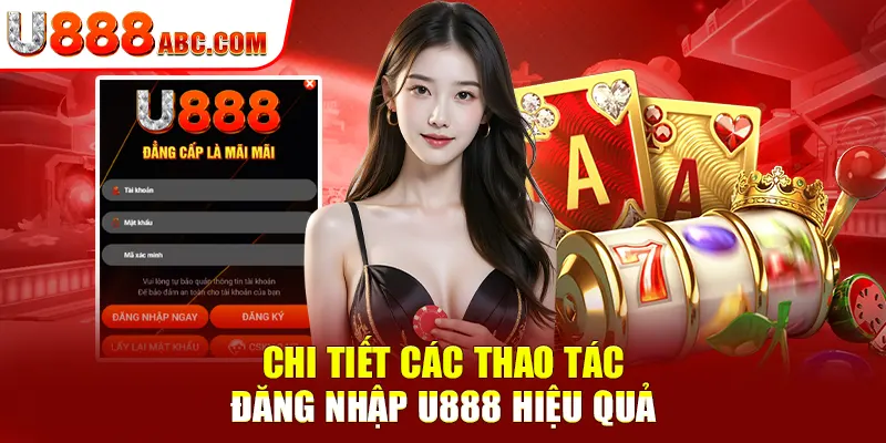 Chi tiết các thao tác đăng nhập U888 hiệu quả