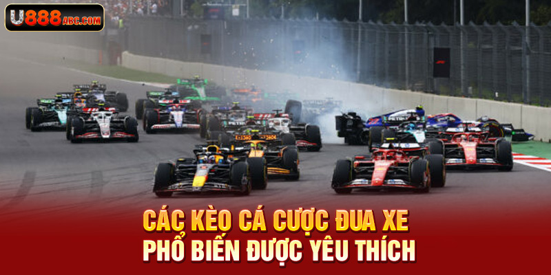 Các kèo cá cược đua xe được các cược thủ yêu thích