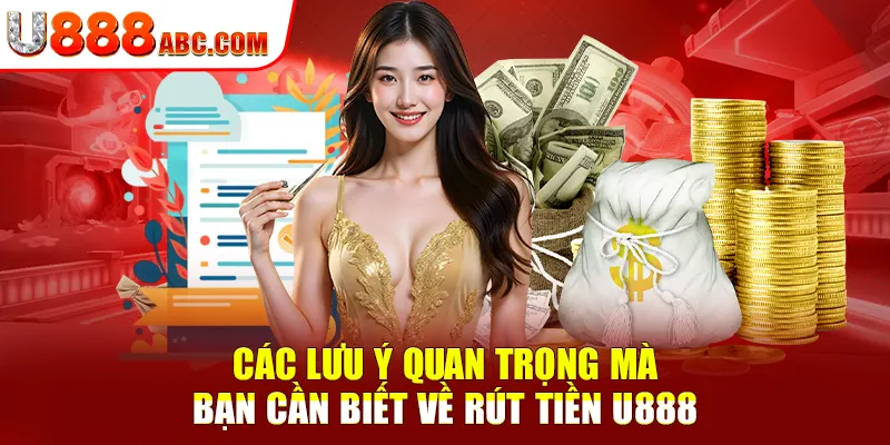 Các lưu ý quan trọng mà bạn cần biết về rút tiền U888