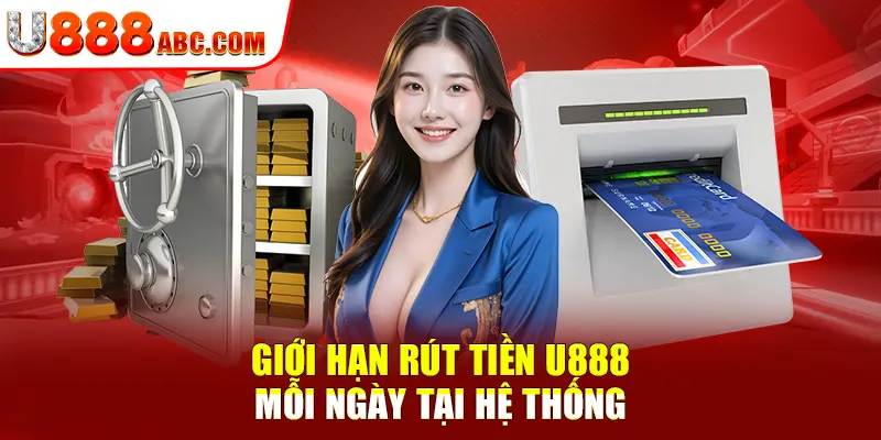 Giới hạn rút tiền U888 mỗi ngày tại hệ thống